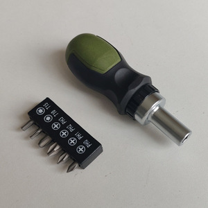 Mini 6 In 1 Ratchet Screwdriver 40 Teeth 25 N M Magnetic Phillips Bit Multi Functional Household Tool - Product Image 2