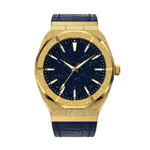 Montre pour homme de haute qualité, style Paul, luxueuse, résistante à l'eau, entièrement en acier inoxydable, montre analogique givrée pour homme - Product Image 2