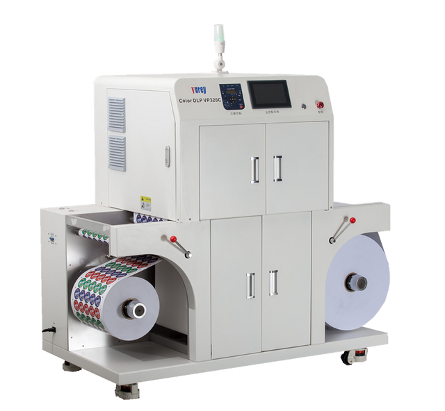Color DLP VP320C Vorey Digital Label Printing Machine Label Printer Stick Print Roll to Roll Label Printer