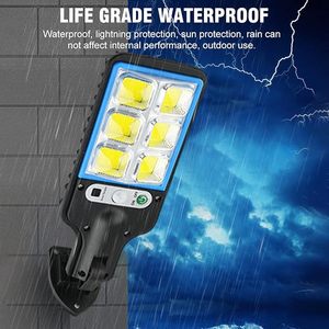 Solar Outdoor <b>Lights</b> with Remote Control, <b>Motion</b> <b>Sensor</b> Solar Powered <b>Lights</b> Ip65 3 Modes Wall Security <b>Lights</b> - Product Image 2