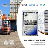 Fibre PP polypropylène agrafe 3mm/6mm/9mm fibre de polypropylène de cellulose pour les mélanges de fibres de béton adjuvants de mortier