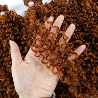 Ensemble de mèches de cheveux humains mélangés, boucles personnalisées 30 #   Extensions de cheveux couleur marron 210g 20 24 26 pouces en gros