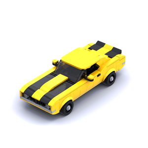 MOC M03120 Coche de Ciudad de Alta Velocidad, Campeón de Carreras, Superauto Clásico, Bloques de Construcción, Ladrillos de Carreras, Súper Técnica, Garaje Creativo, Set DIY - Product Image 2