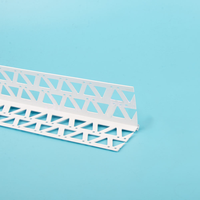 QINGTAO Usine OEM – Profilé d'angle contemporain en PVC pour cloisons sèches, personnalisé, écologique et résistant à l'eau pour angles extérieurs