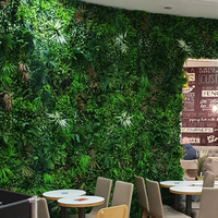 Mur Végétal Artificiel Décoratif d'Intérieur, Panneaux de Haie Verticale en Faux Buis, Feuillage Vert
