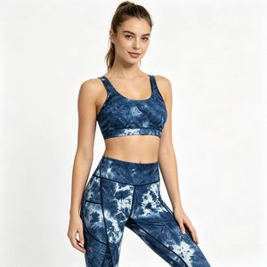 Ensemble de sport 2 pièces pour femmes : Leggings de yoga sans couture et soutiens-gorge de sport rembourrés, en nylon doux et respirant, tenues athlétiques assorties pour la gym - Product Image 3