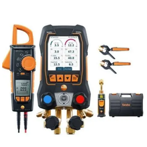 ชุดเครื่องมือวัดสุญญากาศอัจฉริยะ Testo 558s - ชุดมาตรวัดดิจิตอลอัจฉริยะพร้อมหัววัดอุณหภูมิและสุญญากาศแบบไร้สาย - Product Image 2