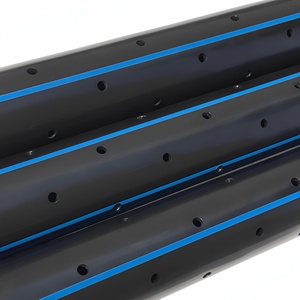 Tubería de drenaje perforada de alta presión PE 100 HDPE Tubos de PE ciegos para sistema de <span class=keywords><strong>riego</strong></span> de aguas residuales - Product Image 3