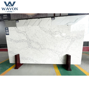 Plaque <span class=keywords><strong>de</strong></span> pierre artificielle, calacata, Quartz, vanité, <span class=keywords><strong>comptoir</strong></span>, marbre, pierre <span class=keywords><strong>de</strong></span> Quartz blanche, plancher et <span class=keywords><strong>banc</strong></span> <span class=keywords><strong>de</strong></span> cuisine, dessus gris - Product Image 5