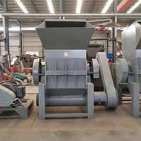 Prix Usine YUMO Broyeur Industriel Entièrement Automatique 15KW 380V à Double Arbre avec Verrou de Sécurité pour Plastique, Écologique