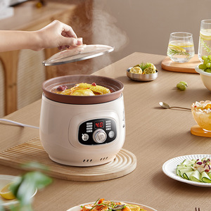 Olla de cocción lenta eléctrica Bear de 2L multifunción para comida de bebé, papillas y sopas - Product Image 2
