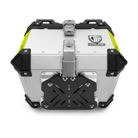 Coffre à bagages arrière en alliage pour moto, coffre arrière, boîte supérieure pour moto en aluminium