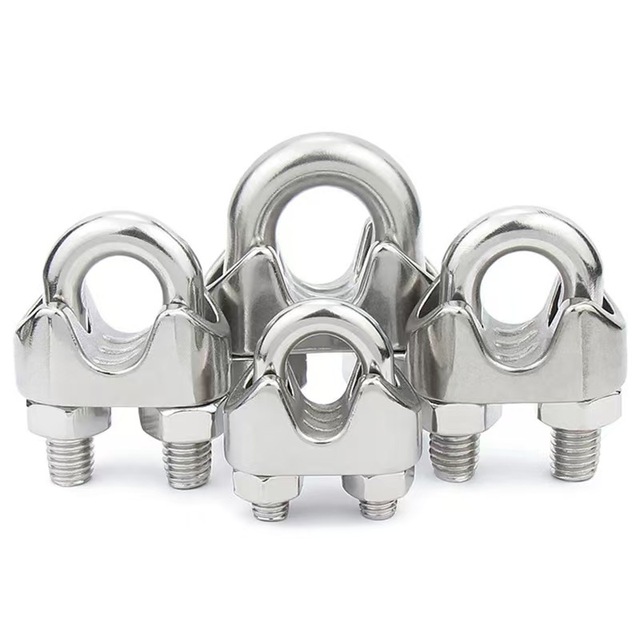 Heavy Duty Galvanized DIN741 Wire Rope Clip for Lifting Rigging Marine