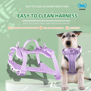 Arnés para Perro Personalizado al por Mayor <span class=keywords><strong>2026</strong></span>, Ajustable, Ligero, Impermeable, con <span class=keywords><strong>Collar</strong></span> y Correa de Goma Suave para Todas las Estaciones - Product Image 2