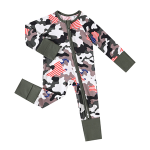Bamboe Babykleding Nieuwgeboren Gestreept Geruit Meerkleurig Tweezijdig Ritsbaar Op Maat Ecologisch Ademend Groothandel Babykleding Sets - Product Image 6