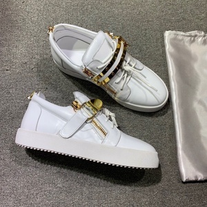 <span class=keywords><strong>Zapatillas</strong></span> <span class=keywords><strong>de</strong></span> Lujo <span class=keywords><strong>de</strong></span> Alta Calidad para Hombre, Zapatos Casuales <span class=keywords><strong>de</strong></span> Cuero Genuino para Mujer, Marca GZ, Zapatos Deportivos <span class=keywords><strong>de</strong></span> Tenis, Mocasines con Cierre, Tallas 35-48, 0737 - Product Image 1