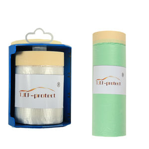 Venta al por mayor en stock <span class=keywords><strong>película</strong></span> adhesiva pregrabada de plástico blando <span class=keywords><strong>película</strong></span> plástica de protección de pintura a prueba de humedad para pintar - Product Image 2