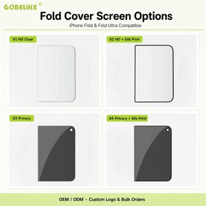 Protector de Pantalla de Vidrio Templado sin Bordes para iPhone, Funda para iPhone 18 Duo, Correa para Teléfono y Toallitas Húmedas de Limpieza para Pantalla de iPhone - Product Image 2