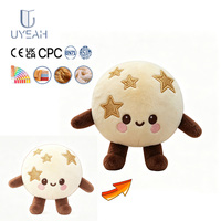 UYEAH CE EN71 CPC Porte-clés en peluche en forme de globe terrestre de dessin animé, jouet doux personnalisé, pendentif pour sac, cadeau pour enfant
