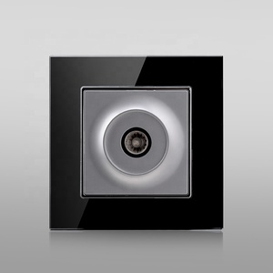 Productos calientes para vender en línea Directo de fábrica Color personalizado Calidad Europea 1 Gang <span class=keywords><strong>TV</strong></span> Socket Hembra 86X86MM - Product Image 5