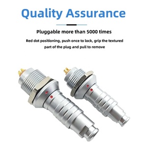 Conector Adaptador Circular OEM Serie B FGG/EGG 00b de 2-5 Pines con Bloqueo de Empuje y Tracción, Clasificación IP67, 250V 1.5A-28A - Product Image 2