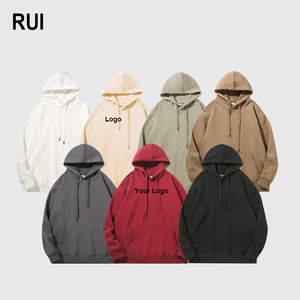2024 New Arrival Multiple Colour Bulk Heavyweight Cotton <b>Mens</b> Embroidered Custom Logo <b>Hoodies</b> Crew Neck Sweatshirts Breathable - Product Image 1