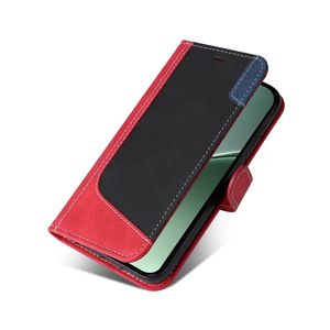 Étui de téléphone portable portefeuille à rabat en cuir triple couleur pour Xiao Mi 15 <span class=keywords><strong>Pro</strong></span>/14 Ultra/13 <span class=keywords><strong>Pro</strong></span>/12T fentes pour cartes antichoc protéger la couverture arrière - Product Image 1