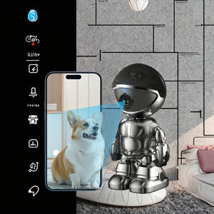Kamera PTZ Robot Pintar 3MP Kamera IP Wi-Fi dengan Siren Terintegrasi HD Monitor Bayi Kamera Keamanan Rumah - Product Image 3