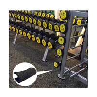 Rutschfeste Sportgeräte-Gummimatte EPDM-Gummi Fitnessboden-Fliesen für Turnhallen
