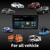 Lecteur multimédia automobile Android 9 pouces avec écran tactile, radio BT, écran numérique Android pour voiture, processeur 4 cœurs DSP pour Golf 7