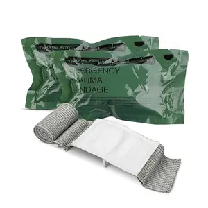 Israeli Bandage Vacuüm Steriele Compressieverbanden Voor EHBO-Noodgeval Gevechtswond Zelfredding, 4 Inch, 6Inch