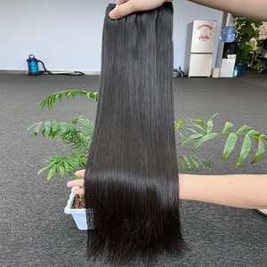 Venta al por mayor 100% Natural Remy Raw cutícula alineada virgen pelo tejido paquetes extensiones de cabello humano - Product Image 4