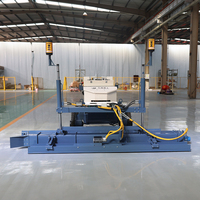 Robot de nivellement laser pour béton Jiubang haute efficacité 35,5 kW avec moteur Leica/Trimble, précision laser 1,5 mm et flèche télescopique