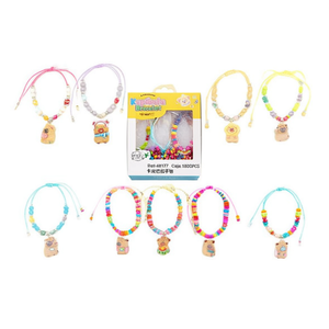 Bracelet Kapibala pour enfants, bijoux à breloques colorés en perles, 1800 pièces par boîte - Product Image 2