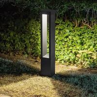 5 Yıl Garantili Modern Stil Elektrikli Kare Şekilli Yüksek Parlaklıkta 10W COB LED H60cm Alüminyum Bahçe Lambası IP54