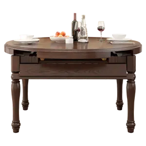 2024 Nordic yemek masası basit modern ev walunt yemek masası katı ahşap yemek masası toptan