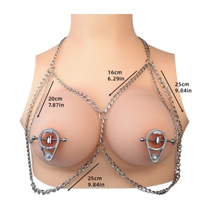 Pinzas para Pezones QKKQ con Forma de Engranaje, Accesorios de Bondage BDSM, Bloqueo de Senos, Pinzas para Pezones de Acero Inoxidable, Juguetes Sexuales para Parejas - Product Image 3