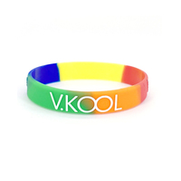Bracelets en silicone personnalisés, bracelets en caoutchouc personnalisés avec logo ou message