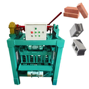 Machine semi-automatique hydraulique pour la fabrication de briques, machine à mouler les blocs creux en ciment sans cuisson, pressage stable - Product Image 2