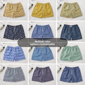 Pantalon <span class=keywords><strong>quad</strong></span> à fleurs en cuir pêche à séchage rapide pour hommes, taille européenne, maillot de bain décontracté en bord de mer, doublure <span class=keywords><strong>avant</strong></span> pour les vacances - Product Image 2