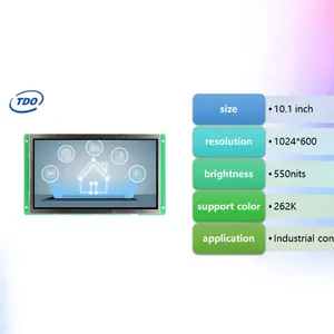 TDO 10.1 אינץ' 1024*600 חכם UART TFT LCD IPS תצוגת HMI לא תצוגת נקסציה