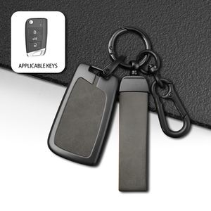 Custodia per chiave auto per VW Volkswagen Golf 7 MK7 Tiguan MK2 T-roc T-cross Skoda Octavia Kodiaq <span class=keywords><strong>Karoq</strong></span> Seat Ateca Leon <span class=keywords><strong>accessori</strong></span> - Product Image 1