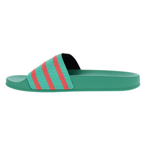 Adidas Adilette รองเท้าบุรุษสี: สีเขียว/สีแดง100% ของแท้ - Product Image 4