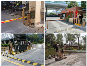 Oto elektronik güvenlik RFID bom park alüminyum kolu bariyer kapısı sürücü yol otopark stoper