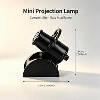 Lampe de bureau LED créative moderne avec projecteur USB, abat-jour noir, pour chambre à coucher, chevet, appareil photo, décoration d'ambiance domestique