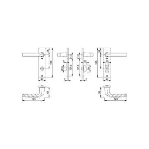 Accesorio de placa trasera corta HOPPE - Product Image 2