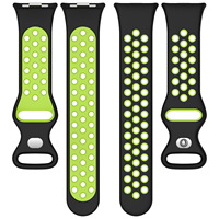 Bracelet en silicone à deux couleurs avec boucle papillon pour Redmi Watch 5 6 & Redmi Watch4 & Mi Band 9 Pro