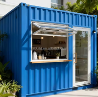 Bar et café en conteneur pop-up de 10 pieds / 20 pieds, magasin modulaire mobile, magasin de proximité à vendre, boutique mobile