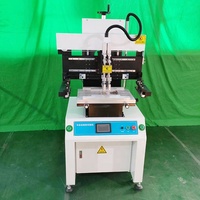 Máquina de impresora de pasta de soldadura semiautomática HXT de 0,6 metros para plantilla de PCB alta precisión nuevo motor de Motor PLC de impresión de PCB