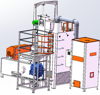 Machine de sablage à pression CNC automatique à chariot BC-2525TPSYB-3D
